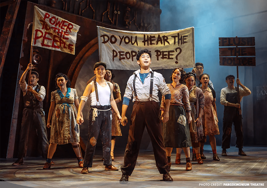 千赢国际RIVAGEPM10在Urinetown中发挥重要作用