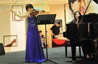 大上海时代广场举办王之炅小提琴音乐会 千赢国际钢琴赞助 